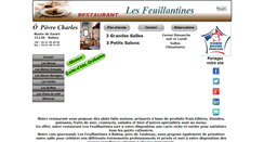 Desktop Screenshot of lesfeuillantines.fr