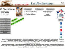 Tablet Screenshot of lesfeuillantines.fr